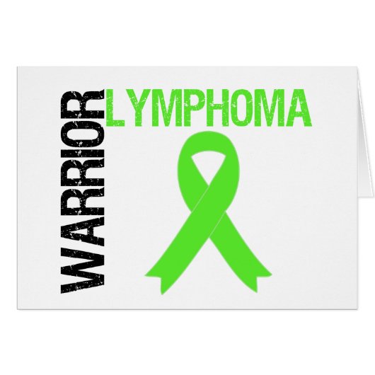 Lymphoma Warrior Grunge Cards (Front Horizontal)