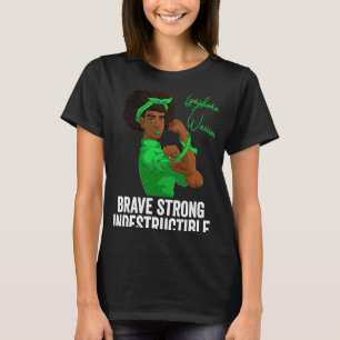 Lymphoma Warrior  Strong Black Women Rosie The Riv T-Shirt