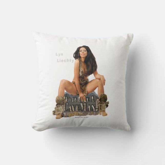 Lyn Liechty Caveman Pillow (Front)