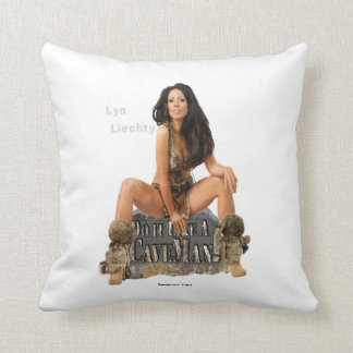 Lyn Liechty Caveman Pillow