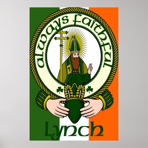 Lynch Clan Motto Poster Print