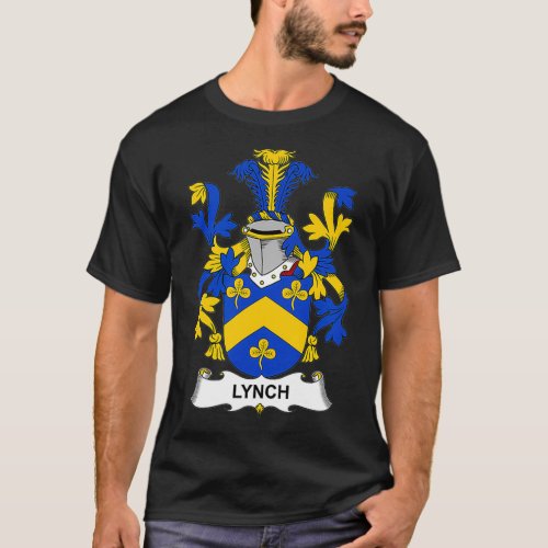 Lynch Coat of Arms  Family Crest T_Shirt