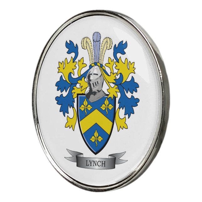Lynch Coat of Arms Golf Ball Marker (3/4)