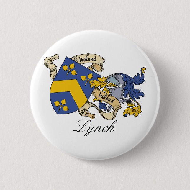 Lynch Family Crest Button (Front)