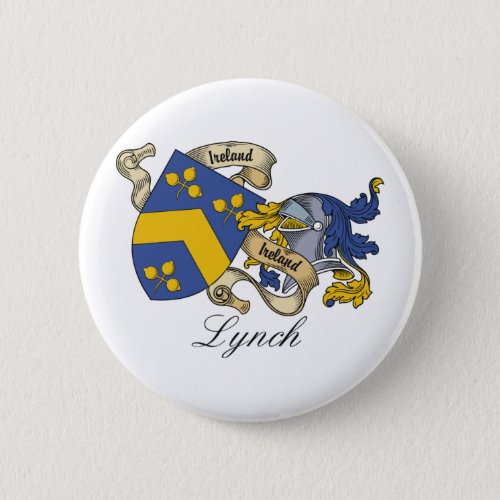 Lynch Family Crest Button