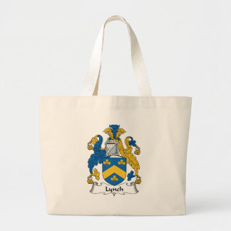 Lynch Family Crest Large Tote Bag