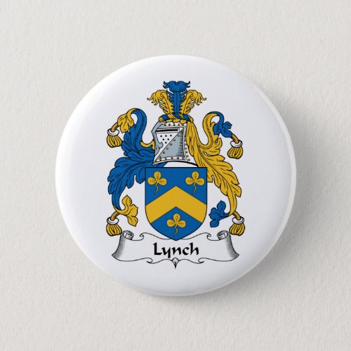 Lynch Family Crest Pinback Button