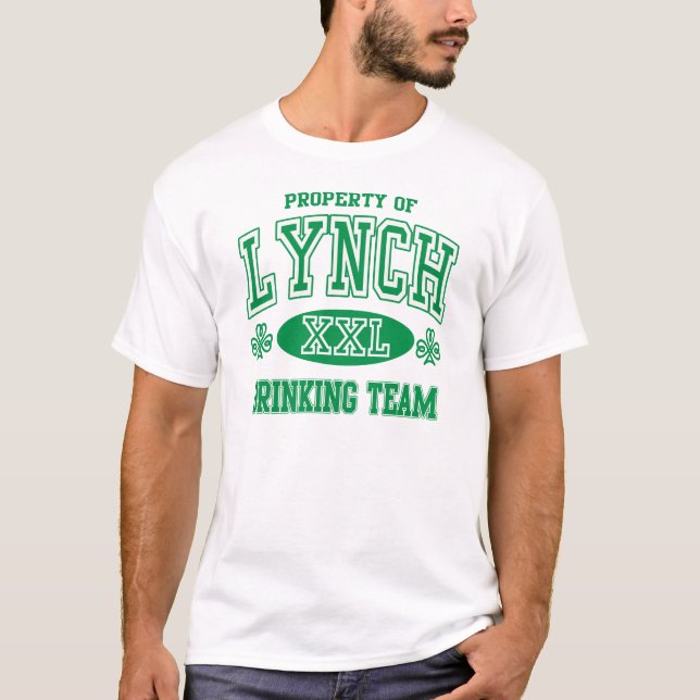Lynch Irish Drinking Team T-Shirt (Front)