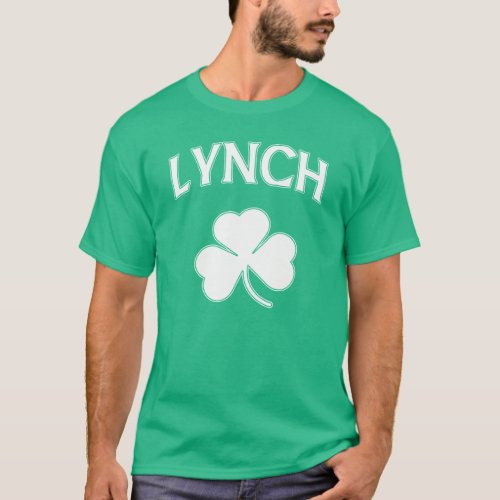 Lynch Irish Heritage Shamrock T_Shirt