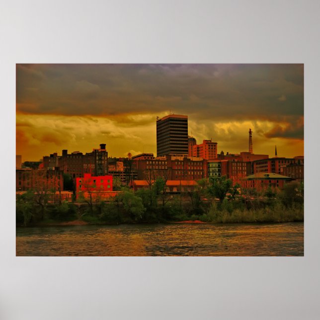 Lynchburg City skyline Poster (Front)