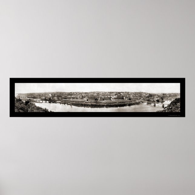 Lynchburg VA Train Photo 1913 Poster (Front)