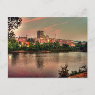 Lynchburg Virginia river scene Postcard