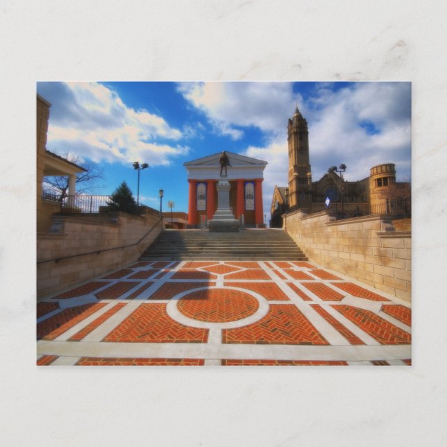 Lynchburg Virginia Steps of the City Postcard (Front)