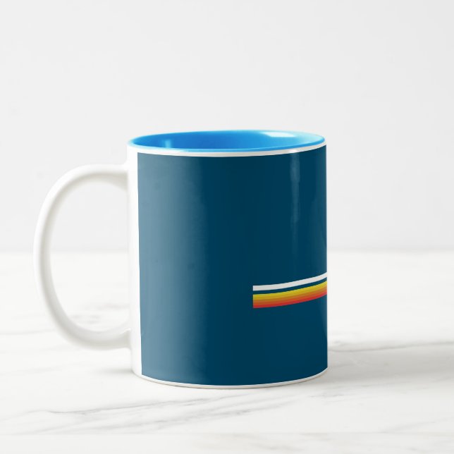Lynchburg, Virginia Two-Tone Coffee Mug (Left)
