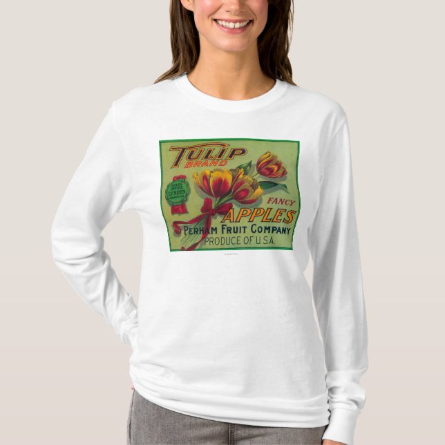 Lynden, WashingtonTulip Apple Crate Label T-Shirt (Front)