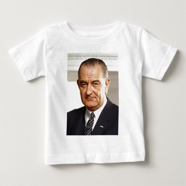 Lyndon B. Johnson 36th President Baby T-Shirt (Front)