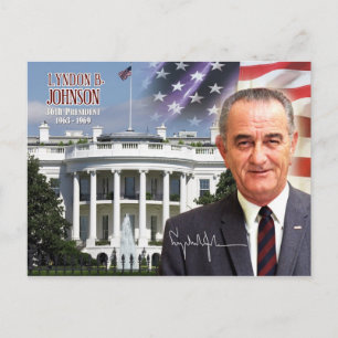 Lyndon B. Johnson - 36th President of the U.S. Postcard
