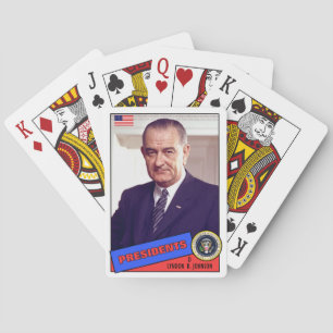 Lyndon B. Johnson Baseball Card