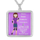 Lyndon Ehlers Danlos Syndrome Awareness necklace