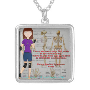 Lyndon Ehlers Danlos Syndrome Awareness necklace