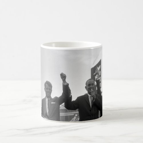 Lyndon Johnson With Robert Kennedy Coffee Mug