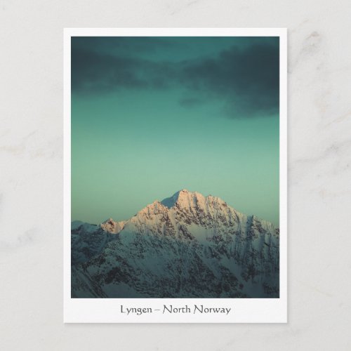 Lyngen Mountains Norway Postcard