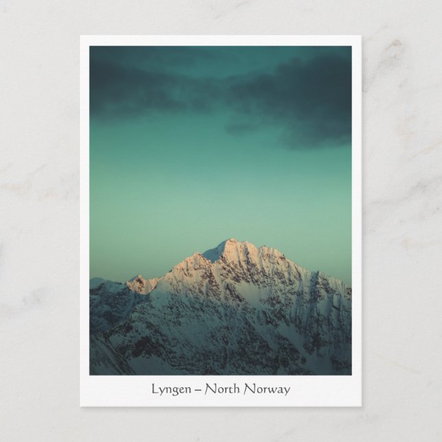 Lyngen Mountains Norway Postcard (Front)
