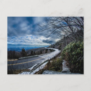 lynn cove viaduct in winter postcard