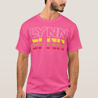Lynn First Name Funny Vintage Sunset Lynn family T-Shirt