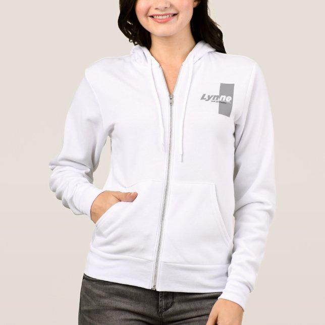 Lynne brand  kiwi Bella+Canvas Full-Zip Hoodie (Front)