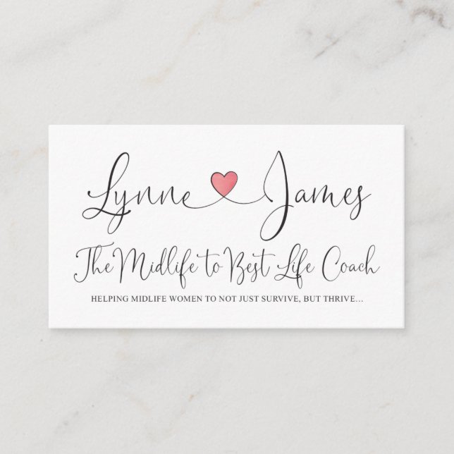 Lynne James Business Cards (Front)