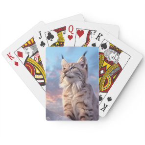 Lynx Animal Nature Majestic Wilderness  Poker Cards