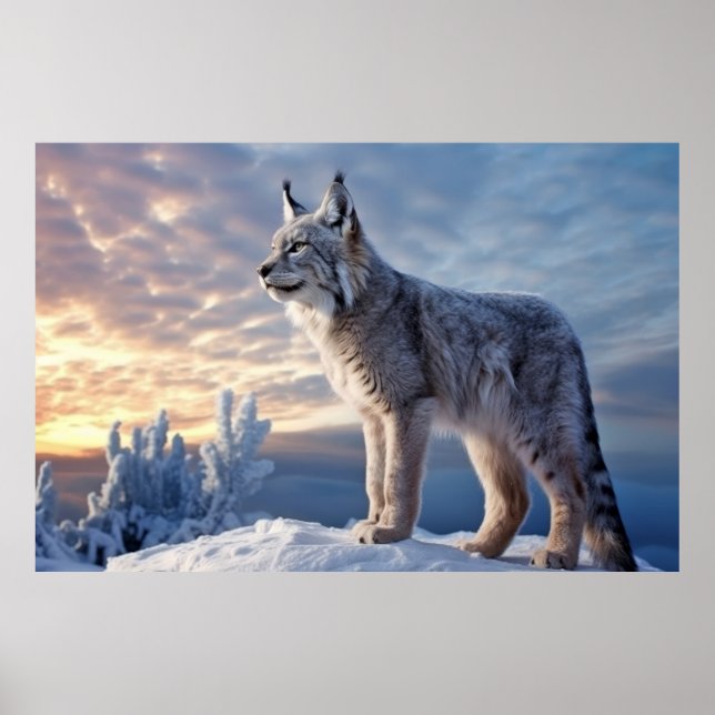 Lynx Animal Nature Majestic Wilderness  Poster (Front)