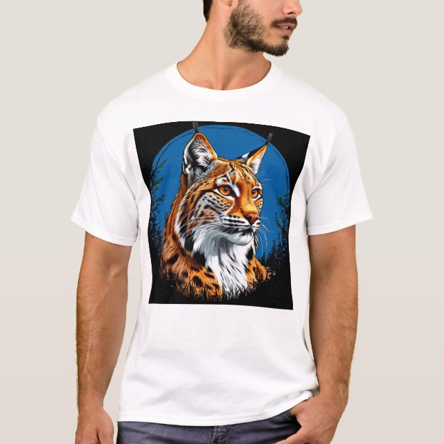 Lynx animal T-Shirt (Front)