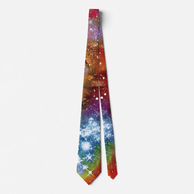 Lynx Arc Starbirth Star Cluster Artist Impression Neck Tie (Front)