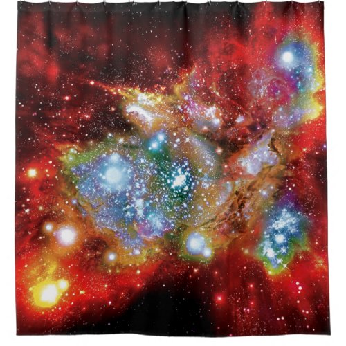 Lynx Arc Starbirth Star Cluster Artist Impression Shower Curtain