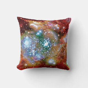 Lynx Arc Starbirth Star Cluster Artist Impression Throw Pillow