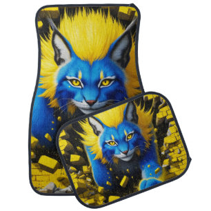 Lynx Art Car Floor Mat