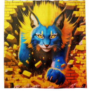 Lynx Art Shower Curtain