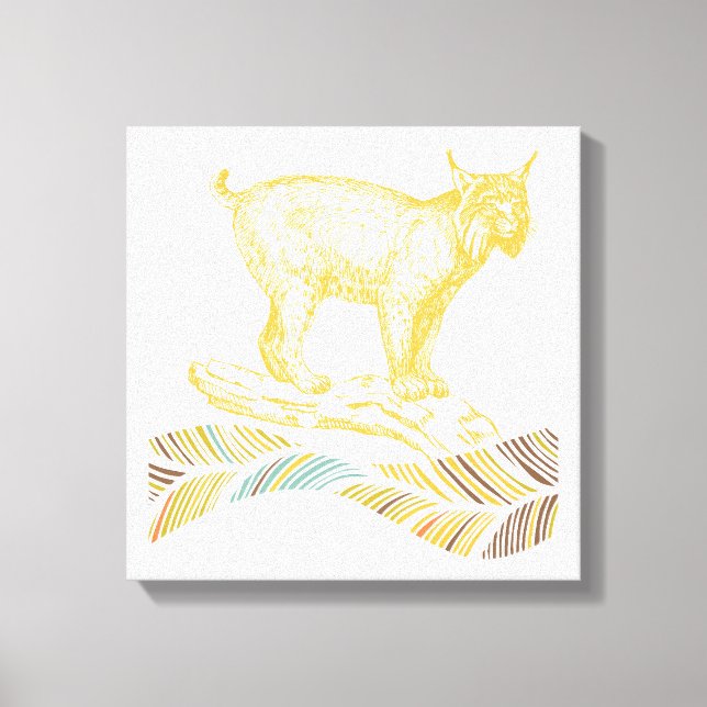 Lynx Canvas Print (Front)