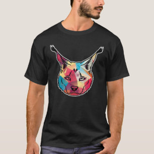 Lynx Caracal Cat Sahara Safari Wild Animal Zoo Zoo T-Shirt
