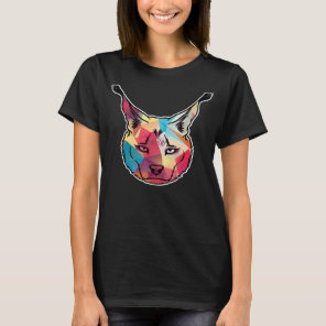 Lynx Caracal Cat Sahara Safari Wild Animal Zoo Zoo T-Shirt