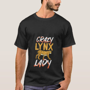 Lynx Cat Animals Safari Bobcats Cute South Africa  T-Shirt