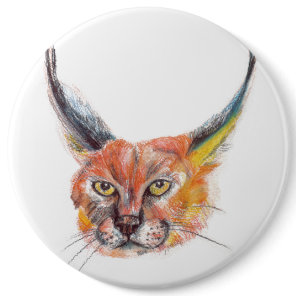 Lynx Colossal Pinback Button
