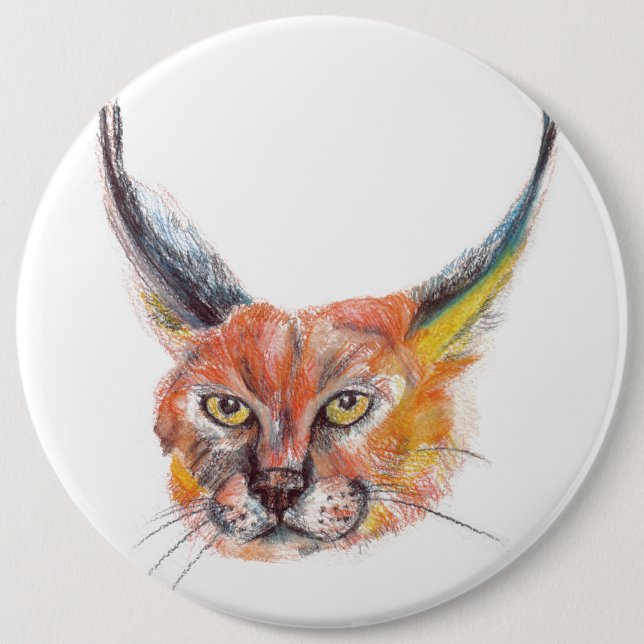 Lynx Colossal Pinback Button (Front)