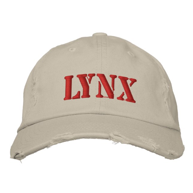 LYNX EMBROIDERED BASEBALL HAT (Front)