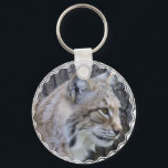 Lynx Keychain<br><div class="desc">Lynx photo design on gifts for big cat lovers.</div>
