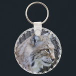 Lynx Keychain<br><div class="desc">Lynx photo design on gifts for big cat lovers.</div>