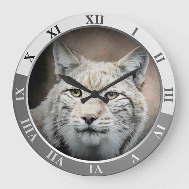 Lynx Large Clock (Front)