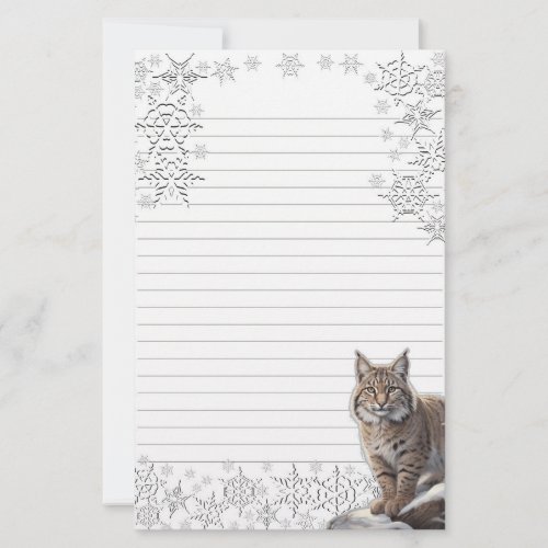 Lynx Lined Stationery